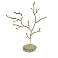 Earring Stand Base Necklace High-End Coral Tree Stand Luxury Terrazzo Jewelry Jewelry Plating Light 
