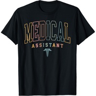 Men's cotton T-shirt Medical Assistant Medical School Nursing Assistant CMA T-Shirt 4XL , 5XL , 6XL