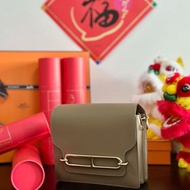 全新愛馬仕 Hermes mini roulis D0 淡金扣 ghw