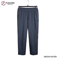 Quần gió nam 02 lớp FASVIN QBC22541.HN ống suông lót lưới hàng cao cấp chính hãng