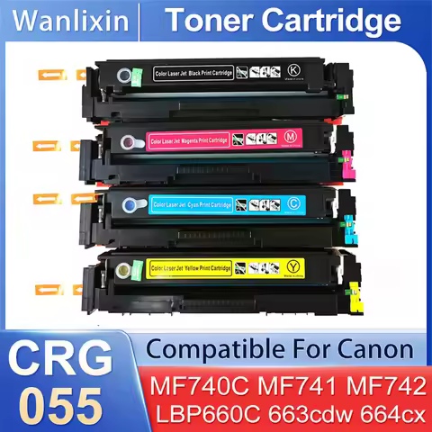 With chip CRG055 CRG-055 Toner Cartridge For Canon MF740C MF741cdw MF742cdw MF743cdw MF744cdw MF746c