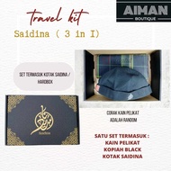 [Set Saidina Abdullah]Set Kain Pelikat+Kopiah+Box