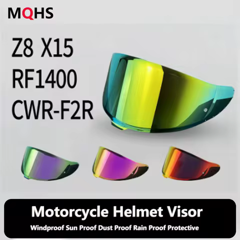 Motorcycle Helmet Lens Face Visor for Z8 Helmet Visor Accessory Compatible with Z8 RF1400 X15 NXR2 C