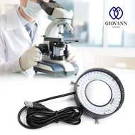 GIOVANNI Microscope Lamp, Adjustable Brightne White LED Microscope LED Light, Fill Light USB Powered