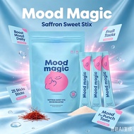 Mood Magic Saffron Sweet Stix Mood Booster Fruit Punch Flavor Calm Relax Dietary