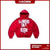 HADES FLEURS RED HOODIE UNISEX COTTON Flannel HOODIE - GENUINE HADES BRAND