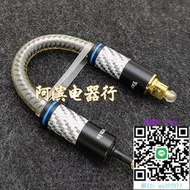 光纖線光纖音頻線方口轉圓口數字3.5mm播放器OPT輸出線耳放解碼器音頻線