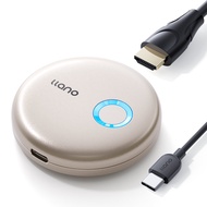 Llano T1 โปรเจคเตอร์ส่งภาพไร้สาย 5G Dual-Band รองรับการแคสต์จอ 1080P HD แบบ Plug & Play รองรับแนวตั้