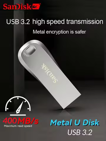 SanDisk CZ74 Flash drive USB 3.2 128GB 256GB 512GB 400MB/s Transfer Speed Pendrive 32GB 64GB Memory 