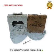 Souvenir 12pcs Mangkok volkadot Kemas Box Souvenir Pernikahan