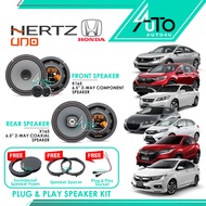 [Hertz x Honda] X165 K165 6.5" Component Speaker 2-Way Coaxial Uno Series car speaker kereta