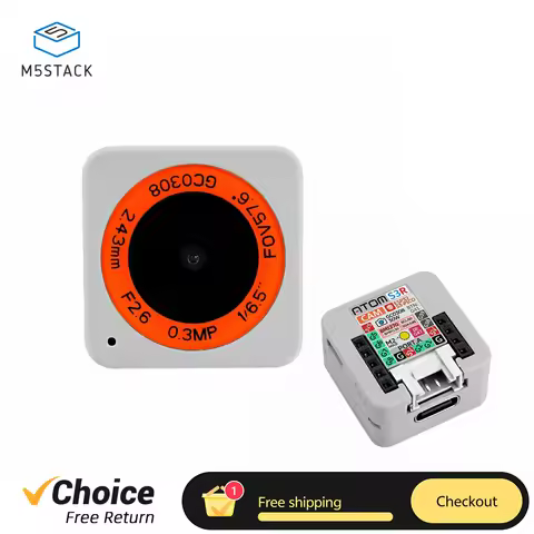 M5Stack AtomS3R Cam ESP32-S3 Programmable Controller Integrated with Camera Development Board Wi-Fi 