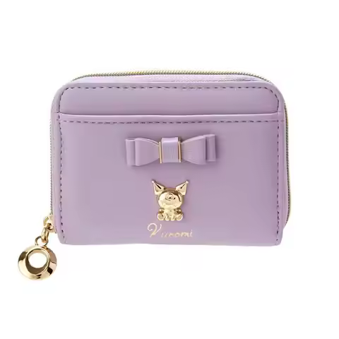 2026 Sanrio Wallet Keychains Hello Kitty Pocketbook, My Melody Bag, Kuromi PU Backpack,Cinnamoroll C