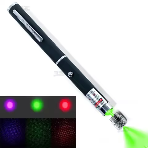 (Do not provide batteries) Green Red Laser Pointer Teaching Tool Pet Automatic Cat Toys Laser Focus 