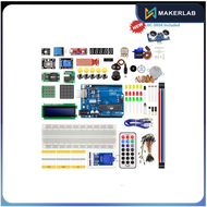 Makerlab Upgraded Starter Kit for Uno R3 DIP with PDF Manual Lessons Compatible with Arduino