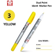 SAKURA IDENTI PEN / YELLOW / FABRIC MARKER /PERMANENT MARKER