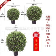 Shengsheng Ornaments Leaves Landscape Green Plants Bayberry Fake Boxwood Simulation Bay White Orname
