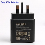 Original 45W Samsung Super Fast Charger UK Plug Adapter With Type C Cable For Samsung Galaxy S24 Ult
