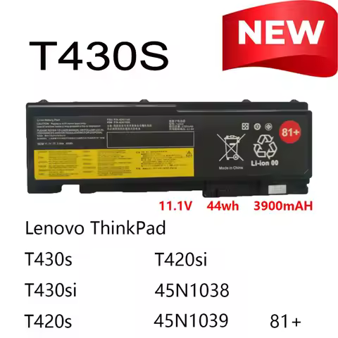 T430S Lenovo Laptop Battery for Lenovo Thinkpad T430SI T420S T420SI 42T4845 45N1036 45N1038 45N1039 