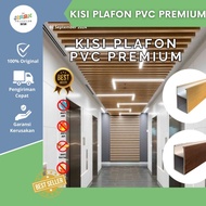Kisi Kisi Plafon PVC | Plafon PVC | WPC Bar Ceiling | plafond PVC motif kayu | Plafond WPC