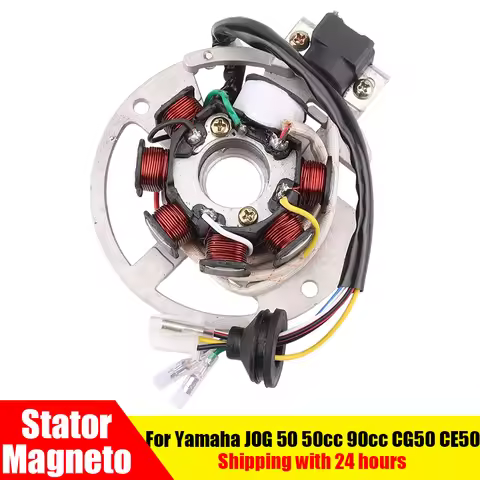 2 Stroke 5 Wire Stator Magneto Generator For Yamaha JOG 50 50cc 90cc CG50 CE50 Scooter ATV Buggy Qua