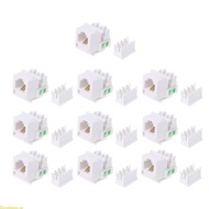 Doublebuy Tool-free Telephone Module Rj11 Connector 4-wire Cable Adapter Telecom Voice Keystone Jack