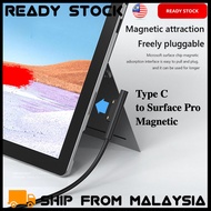 Magnetic Surface Pro 7 3 4 5 6 15V 3A PD Tablet Charger Adapter Cable Cord Fast Charging USB Type-C 