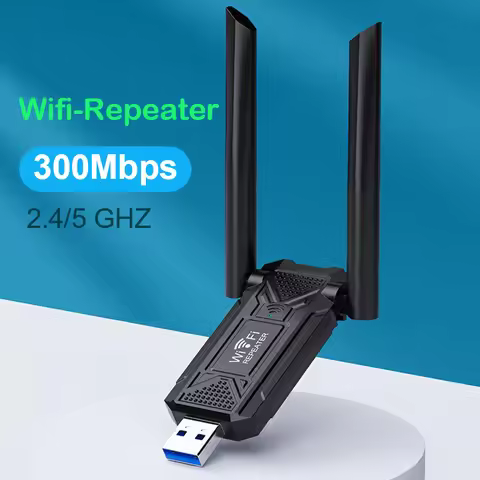 300Mbps WiFi Repeater 2.4Ghz USB Wireless WiFi Router Extender Signal Amplifier Booster Long Range W