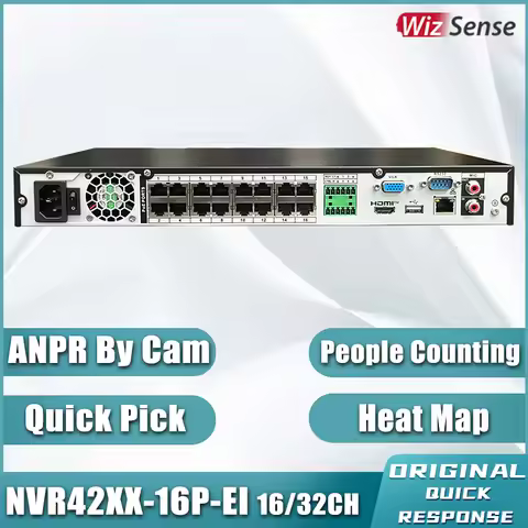 Dahua WizSense 16 32CH PoE NVR Support Face Detection Quick Pick By Camrea NVR4216-16P-EI NVR4232-16