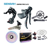 SENSAH EMPIRE PRO GROUPSET 2x12 Speed Road Bike 12s CARBON LTWOO shimano Tiagra R4720 r4700 2x10s