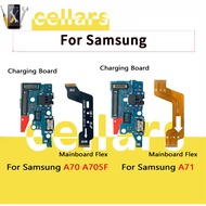 Dock Connector For Samsung A70 A71 USB Charging Board Port + Main Board Motherboard Flex Cable