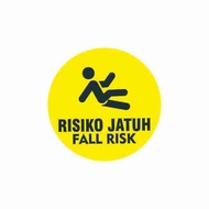 Fall Risk Stickers Fall Risk Stickers Medical Stickers Yellow Fall Risk Stickers