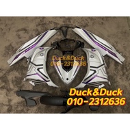 LC135 V2-V7 COVER SET EXCITED SLIVER PURPLE