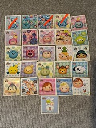 日本迪士尼貼紙 tsum  chip n dale elsa anna olaf  baymax  toy story