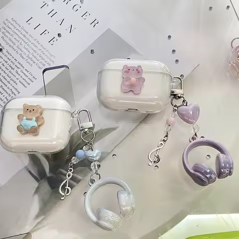ins pendant Case for Sony LinkBuds S / WF-1000XM5 WF-1000XM4 XM3 Case Silicone earphone Cover WF-LS9