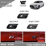 CarRefit toyota vios 2023-2025 car g logo emblem accessories pnp