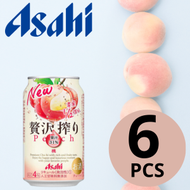 贅沢白桃果汁酒 350ml x 6 酒精度4%