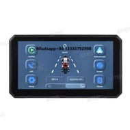 7 Inch Motorcycle Wireless Carplay Android Auto Portable Navigation GPS Screen DVR  Motorcycle Water