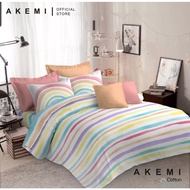 BIG SALE | Akemi Cotton Bedsheet Super Single Comforter Set 650 Thread count 25 deep