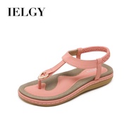 FY9 IELGY Buckle Sandals - Women's Casual Beach Flats (Sizes 35-42)