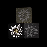 [Custom Velcro patch]HK. Edelweiss Land Division Reflective 3D Velcro Patch /Badges/armband/Emblem D