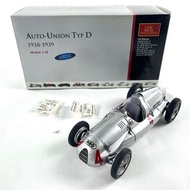 現況出售 CMC 1/18 比例 Auto Union Typ D 1938-1939 Auto Union M-043 壓鑄模型車玩具
