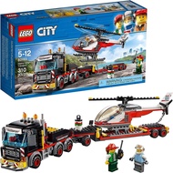LEGO City Heavy Cargo Transport 60183 Toy Truck Building Kit with Trailer Toy Helicopter and Constru