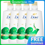 Dove(โดฟ) | โดฟ แชมพ แชมพขนาดใหญ แชมพสตรบำรงหนงศรษะ 680 มล. x 4 ขวด