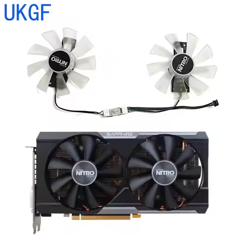 Brand new 98MM 4PIN GAA8B2U DC 12V 0.45A for Sapphire Radeon R9 380 380x Nitro graphics card replace