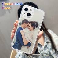 1pc Customized Matching Couple Black Full Coverage Fashion Personalized Phone Protective Case For S2