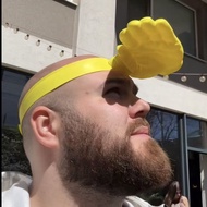 Creative Palm Sun Hat Funny Palm Headband Sun Hat Summer Outdoor Anti-Ultraviolet Funny Hat