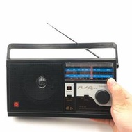 珠江牌收音機復古老式手提老年人調頻交直流插電大型臺式FM兩波段  露天市集  全台最大的網路購物市集