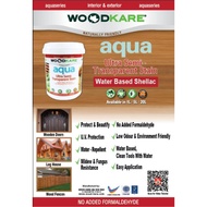 Water Based Wood-Kare Aqua Ultra Semi-Transparent Stain  Water Based Shellac 1L