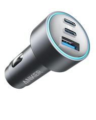 ที่ชาร์จแบตในรถ Anker USB-C ที่ชาร์จความเร็วสูงขนาดกะทัดรัด3พอร์ต67วัตต์มี535อะแดปเตอร์รถยนต์พร้อม3.